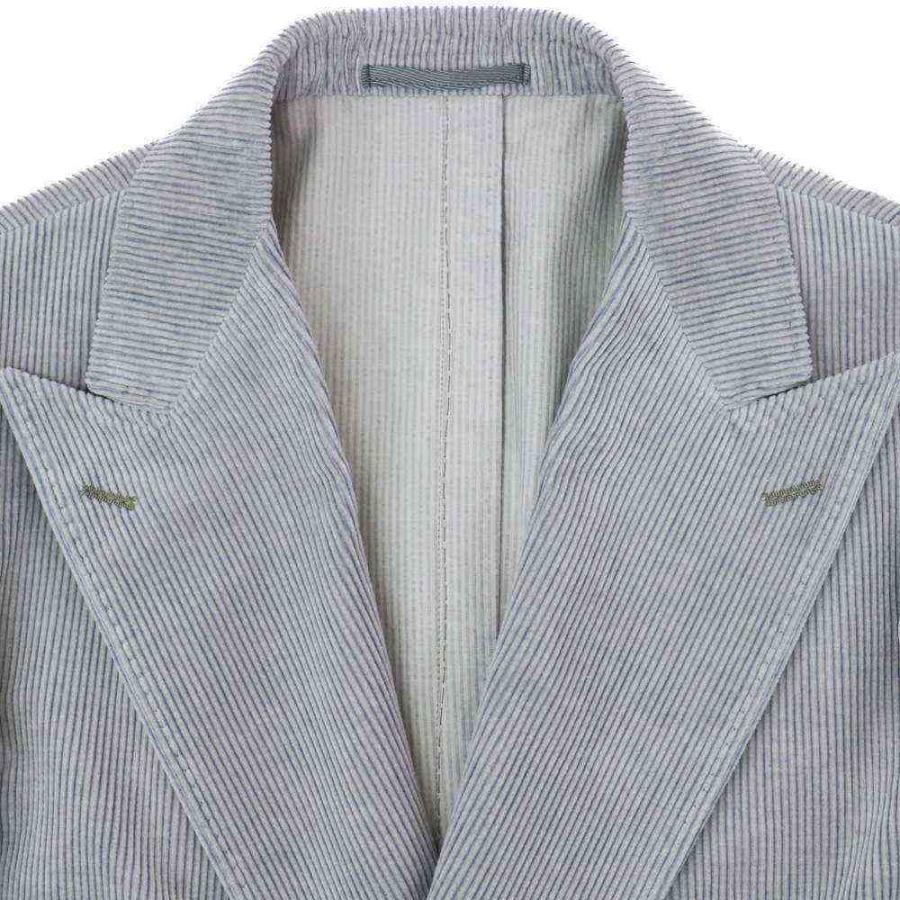 RING JACKET 4B1プリーツスーツ【ライトグレー/無地】Model NO-299 S-185E.Zegna / CASHCOの画像