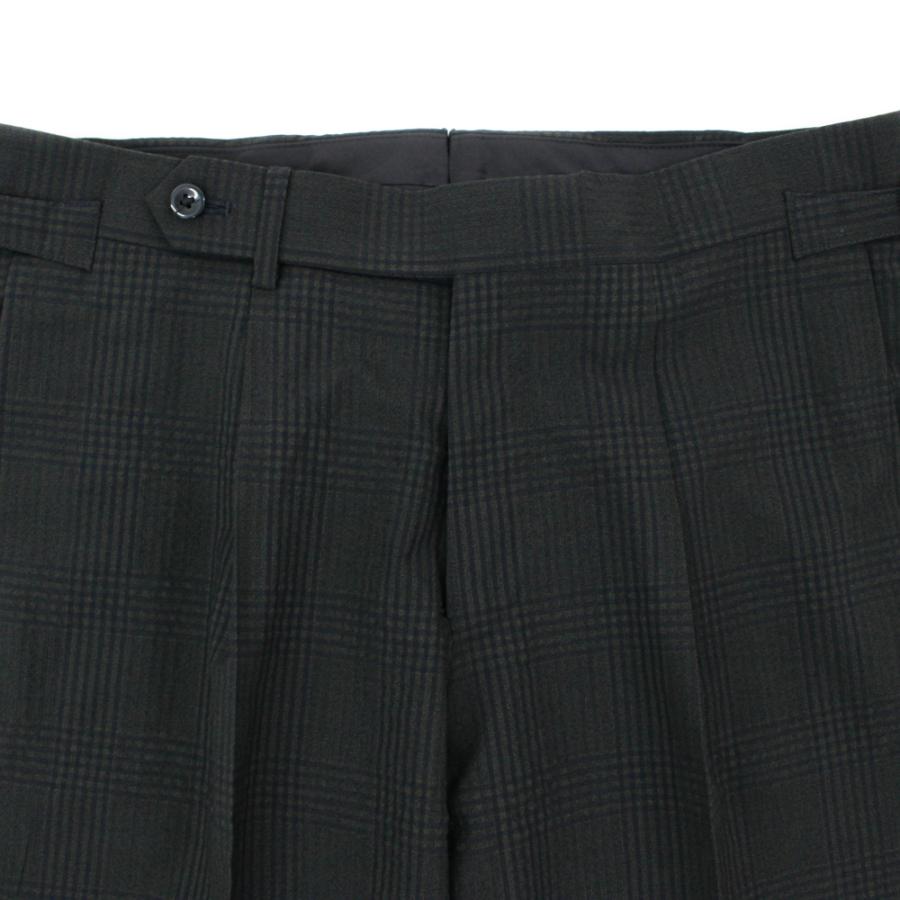 3B1プリーツ シアサッカースーツ【グリーン】Model NO-301 S-186SA スーツ / Suitの画像