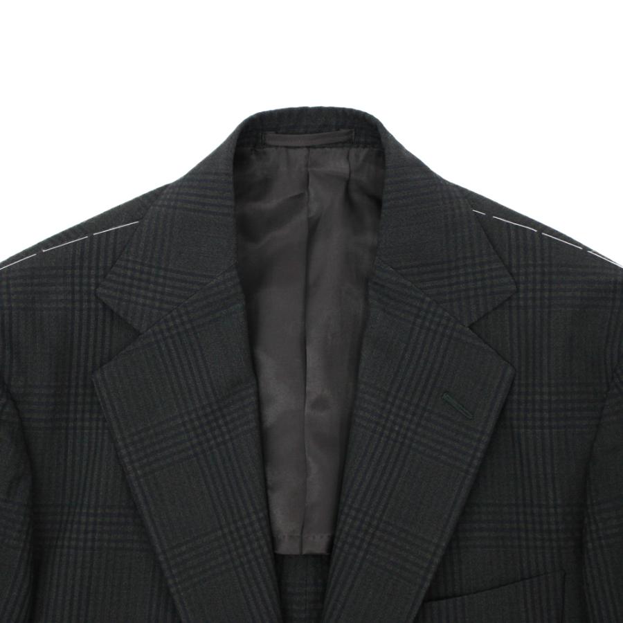 3B1プリーツ シアサッカースーツ【グリーン】Model NO-301 S-186SA スーツ / Suitの画像