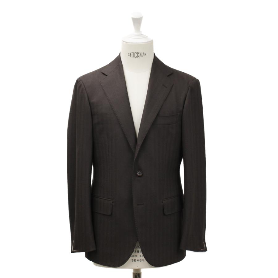 RING JACKET 3B1プリーツ スーツ【ブラウン】Model NO-301 S-186の画像