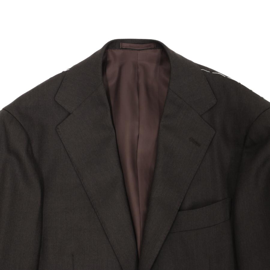 RING JACKET 3B1プリーツ スーツ【ブラウン】Model NO-301 S-186の画像