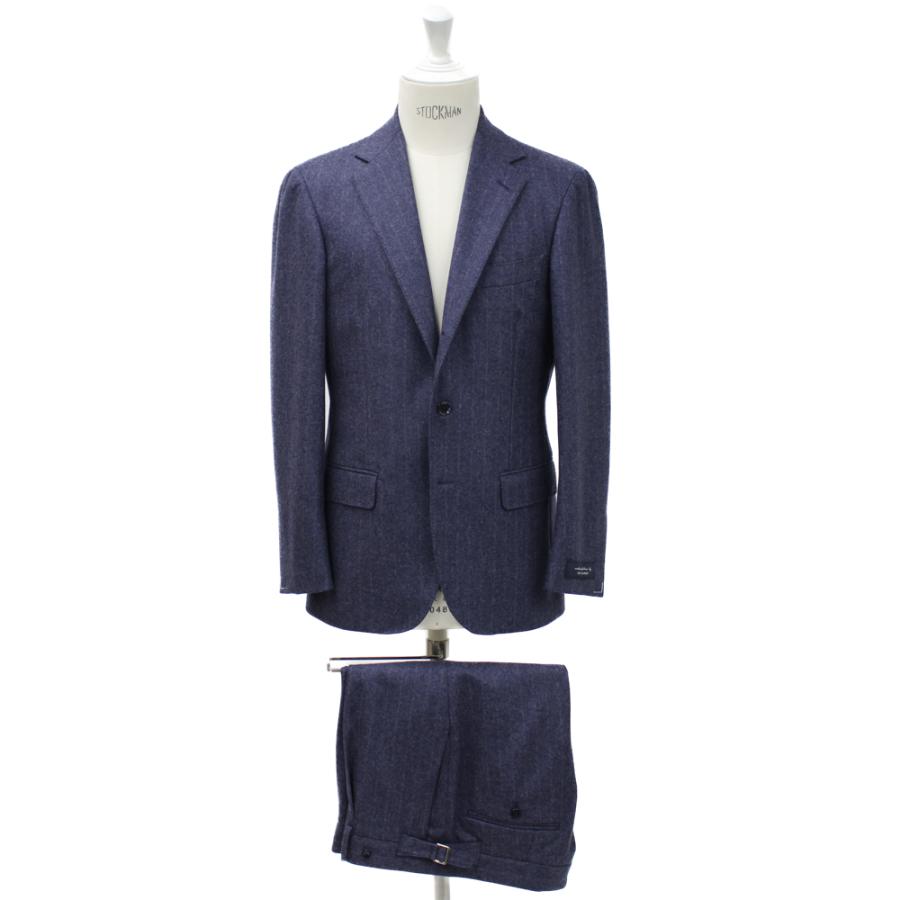 RING JACKET 3B1プリーツ スーツ【ネイビー】Model NO-301 S-186の画像