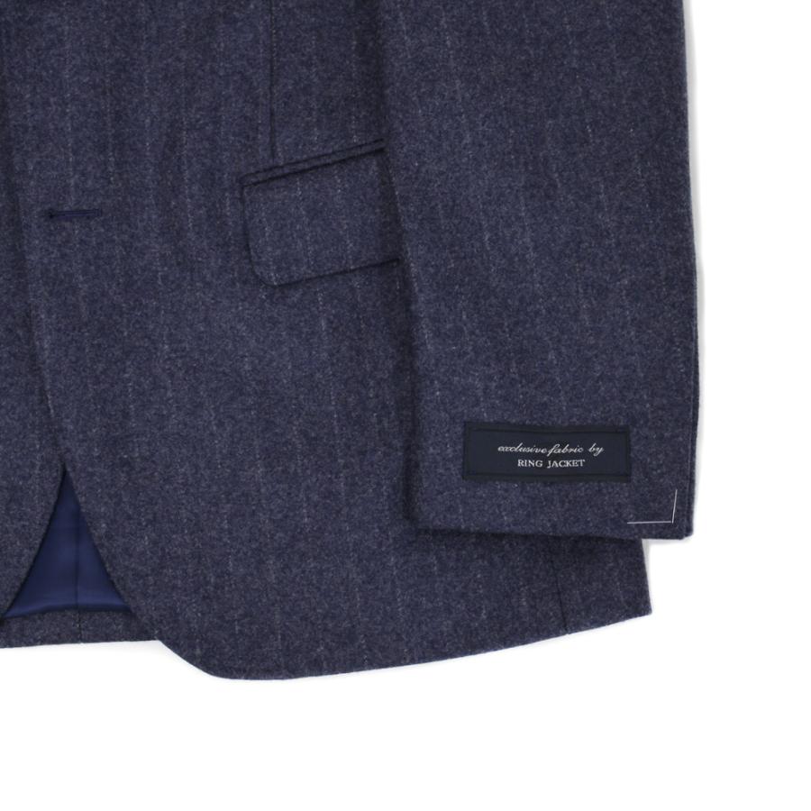 RING JACKET 3B1プリーツ スーツ【ネイビー】Model NO-301 S-186の画像
