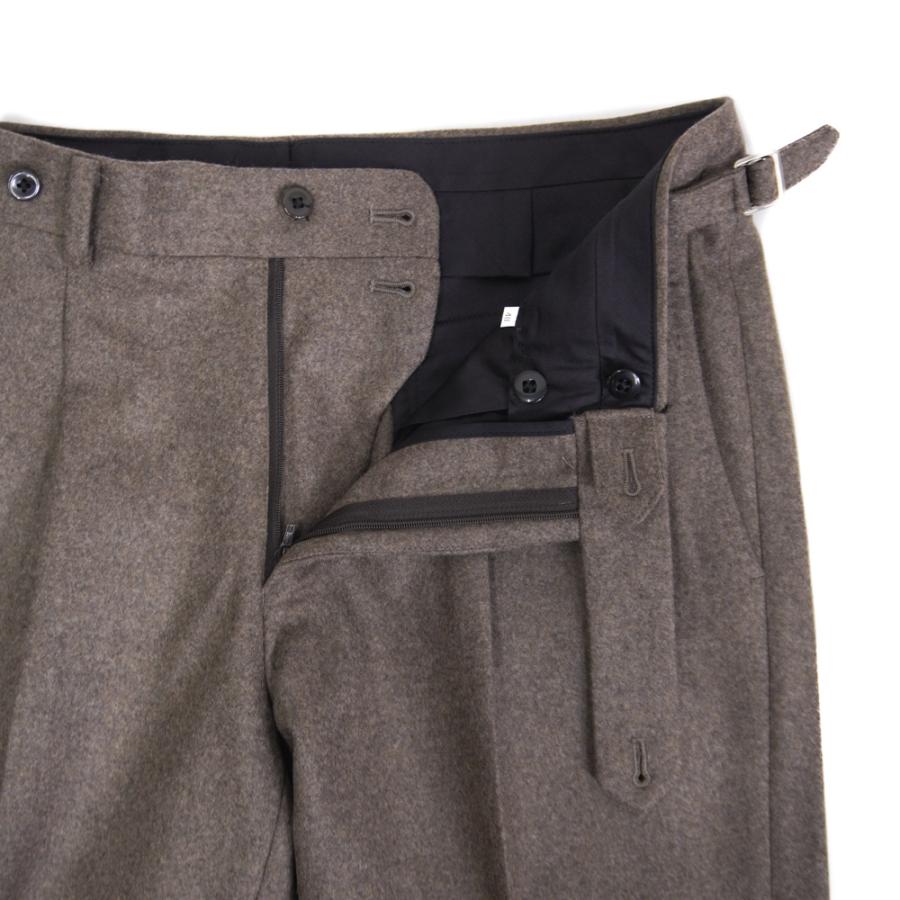 RING JACKET 6Bダブル1プリーツ フランネルスーツ【ブラウン】Model NO-304 S-186SAの画像