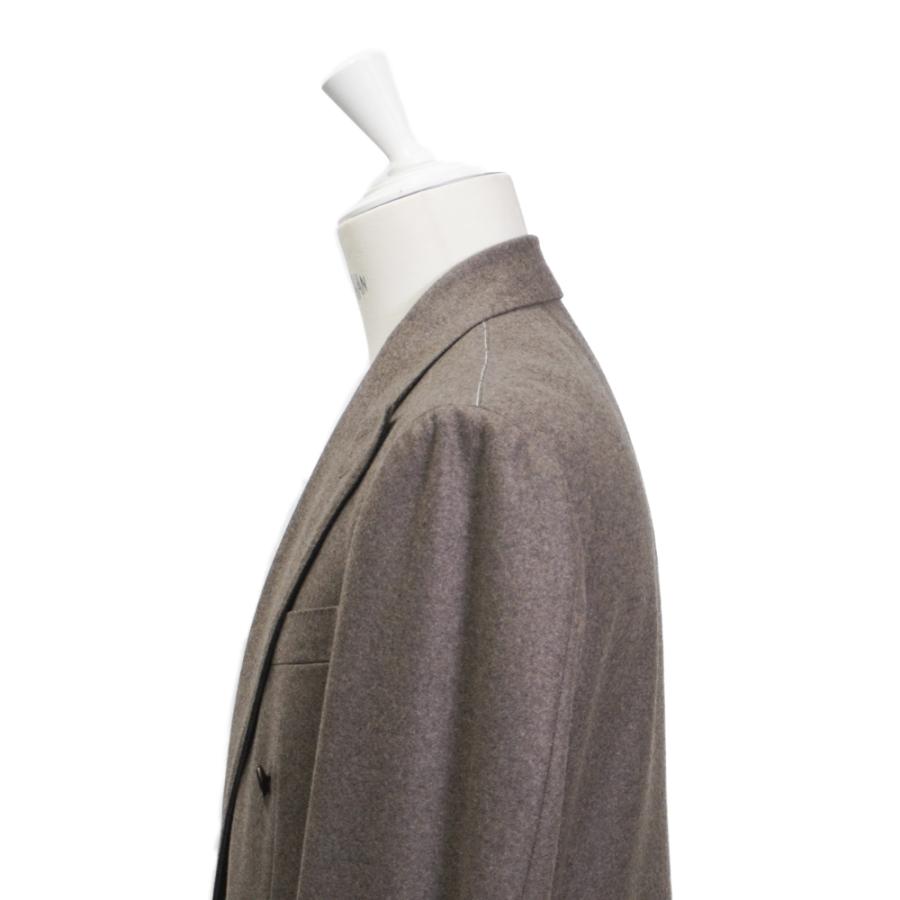 RING JACKET 6Bダブル1プリーツ フランネルスーツ【ブラウン】Model NO-304 S-186SAの画像