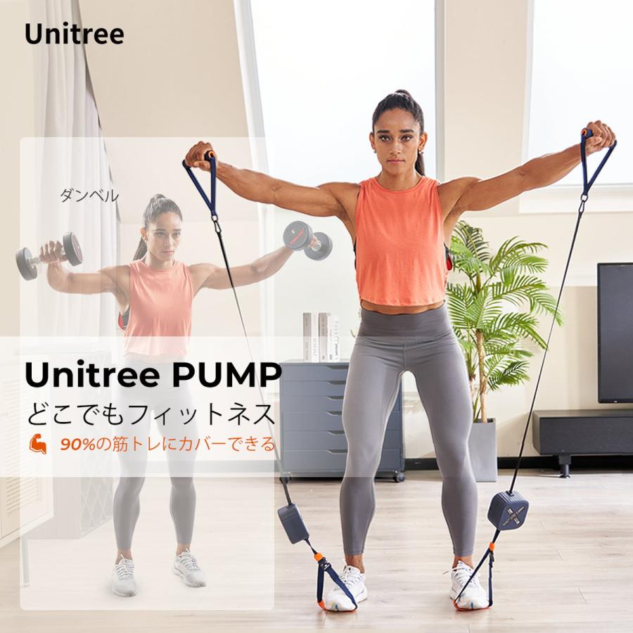 ウエイトトレーニング unitree pump pro Unitree PUMP Pro ユニツリー パンプ プロ 20kgまで ネイビー 筋トレ