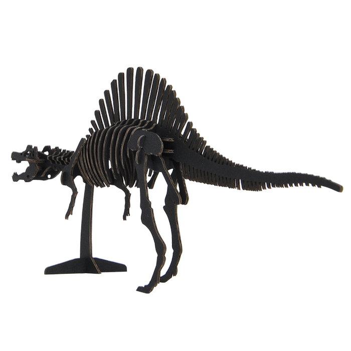 ハコモ hacomo 恐竜 スピノサウルス BLACK ペーパークラフト 誕生日プレゼント 子供 おもちゃ 小学生 工作キット 子供 安い 小学校 |  | 03