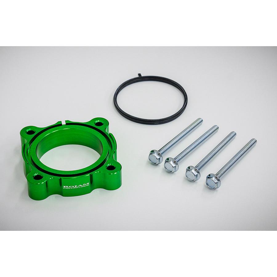 ROJAM スロットルスペーサー アルマイトグリーン ヴォクシー・ノア