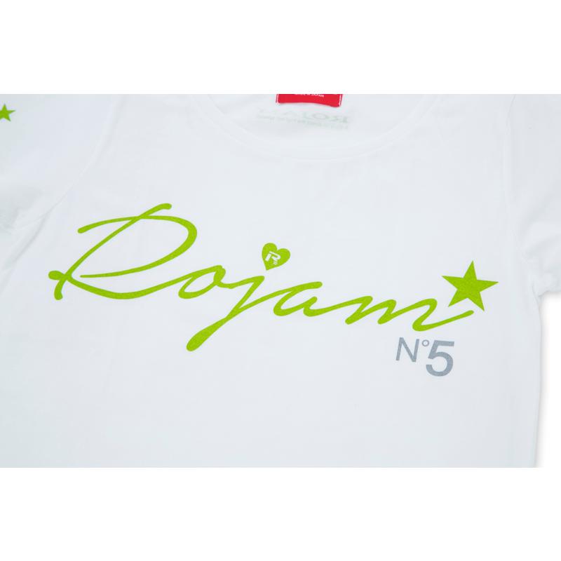 ROJAM Tシャツ  “ホワイト” レディースモデル｜itempost｜04