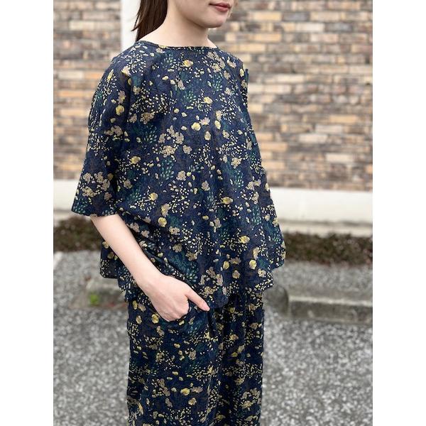 SOIL/ソイル　  COTTON FLOWER PRINT GATHERED SMOCK　・2色　NSL24072 　［送料無料］ 　『ゆうパケット対応』｜itempost｜12