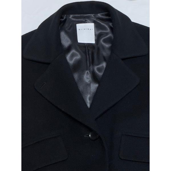 SI-HIRAI/スーヒライ　 ウールメルトンP-COAT　・　CHAW24-4814　［送料無料］の画像