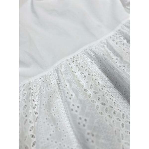 SALE maomade/マオメイド ボイル×カットワークレース 2WAYワイド 