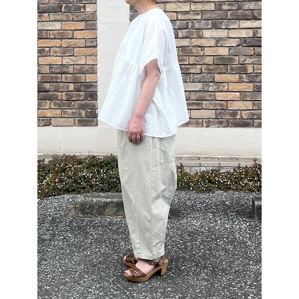 SALE maomade/マオメイド ボイル×カットワークレース 2WAYワイド 