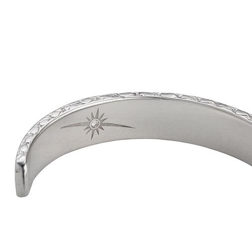 ターコイズミックスインレイ シルバー925バングル 0cm シリアルナンバー