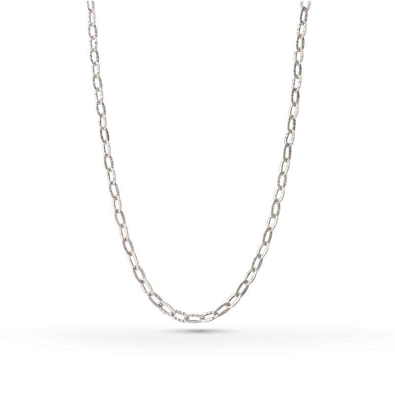 フラットチェーンネックレス Silver 925 NL-1-S