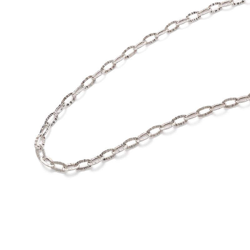 フラットチェーンネックレス Silver 925 NL-1-S