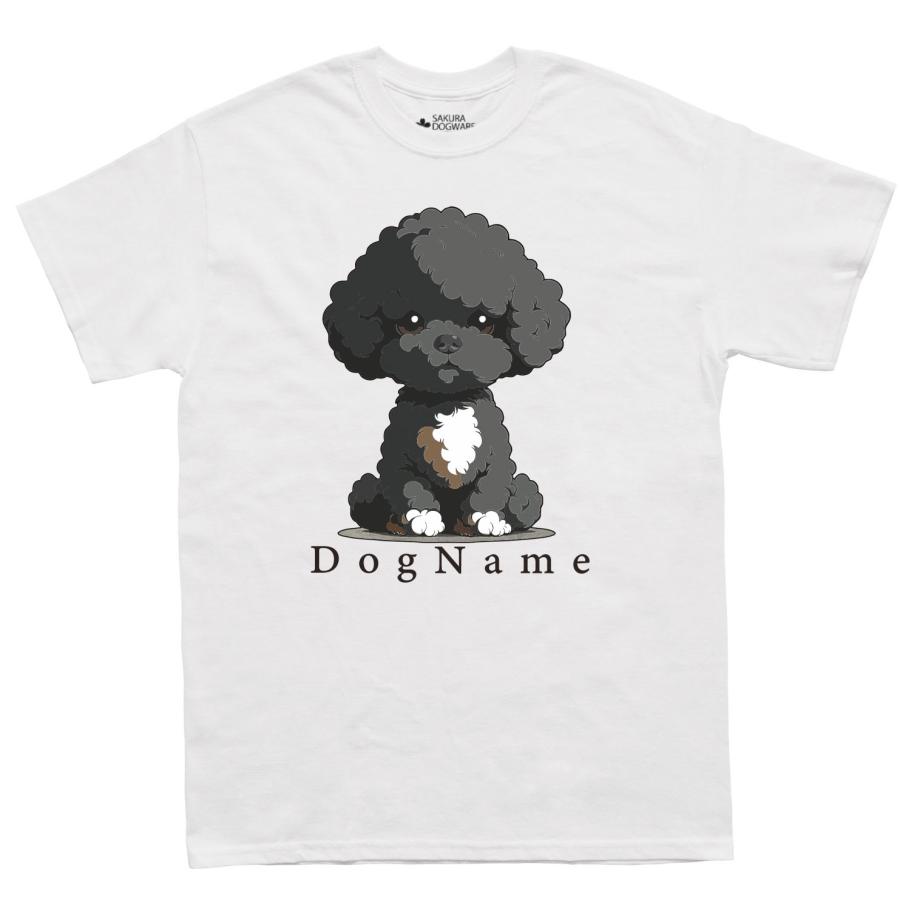 SAKURA DOGWARE FACTORY 名入れ ユニセックス Tシャツ トイプードル