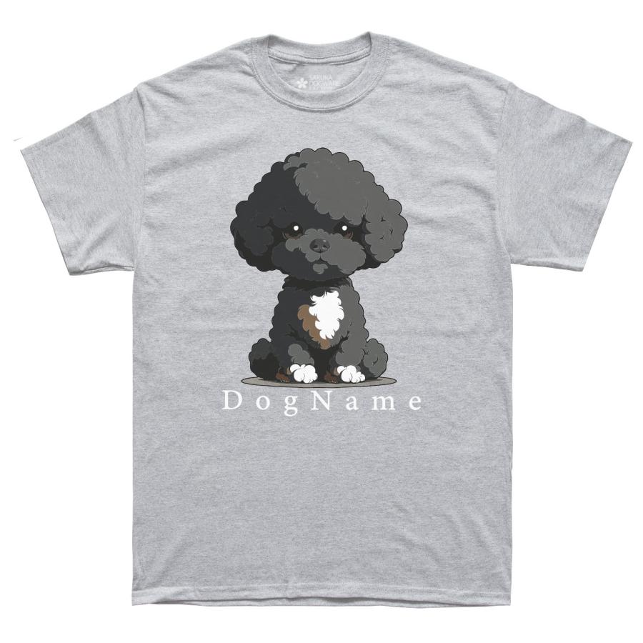 SAKURA DOGWARE FACTORY 名入れ ユニセックス Tシャツ トイプードル