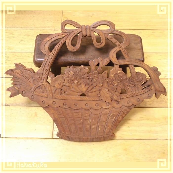 楠木 クスノキ 木彫り 彫刻板 Le01 花籠a 手彫り 現品お届け 1 Setohanakura 3022 Shopooo By Gmo 通販 Yahoo ショッピング