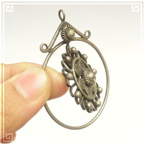 苗族 苗銀細工 Round17 揺花模様b 中国 少数民族 ミャオ族 1 Setohanakura 4396 Shopooo By Gmo 通販 Yahoo ショッピング