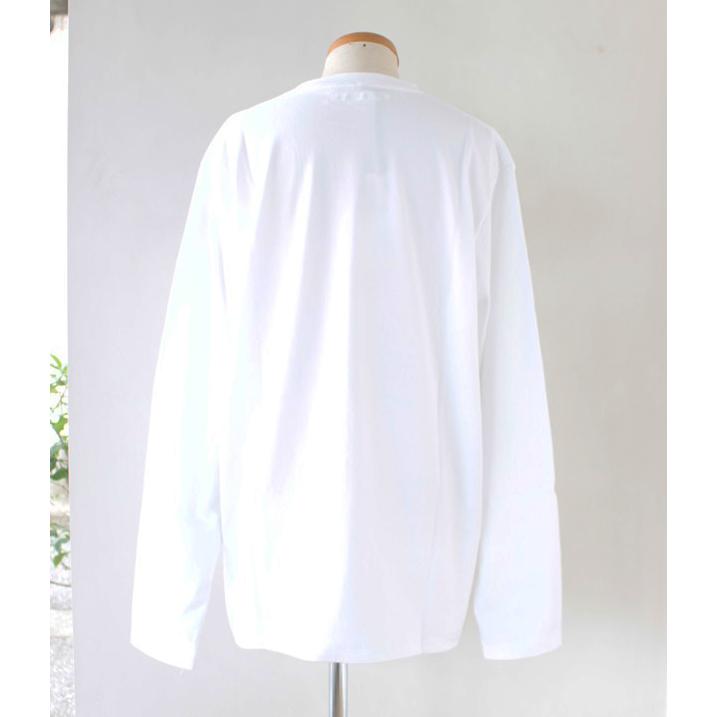 R&D.M.Co- オールドマンズテーラー OMTプリントクルーカラー長袖Tシャツ（ホワイト/サイズ40）｜itempost｜03