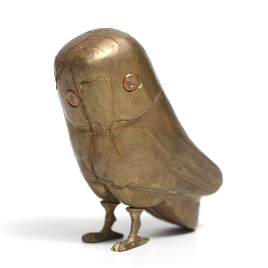 BIN ART / Gold Wooden Bird