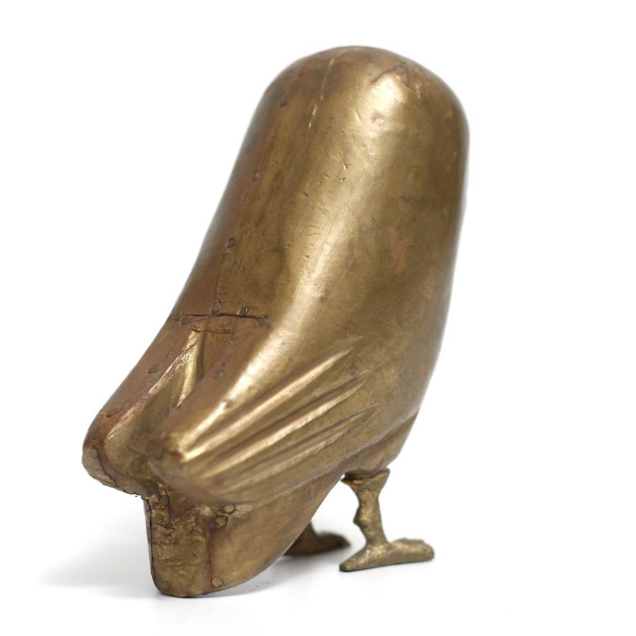 BIN ART / Gold Wooden Bird
