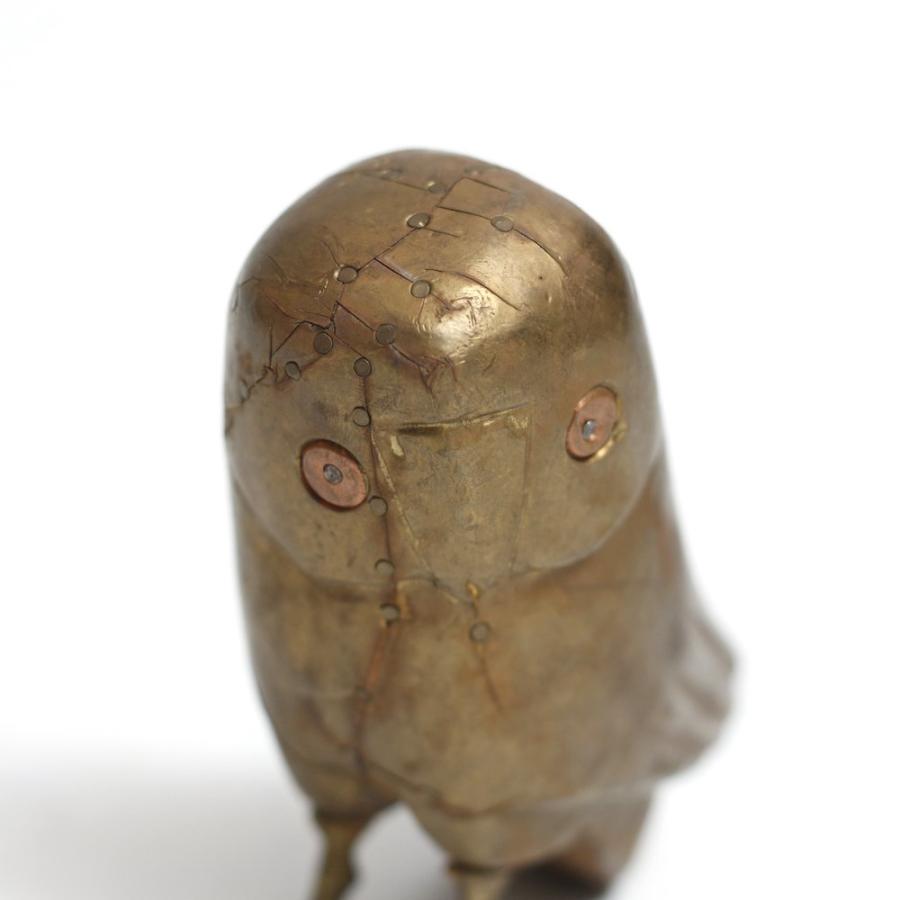 BIN ART / Gold Wooden Bird