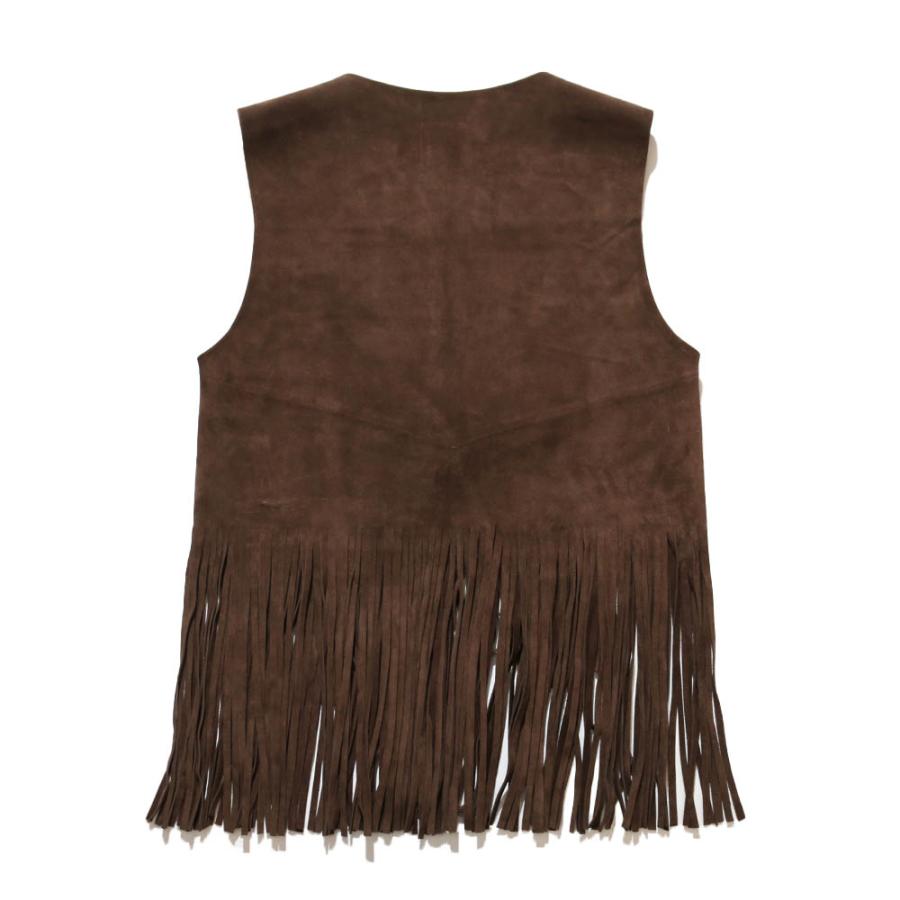 Res Ipsa / Fringed Suede Vestの画像