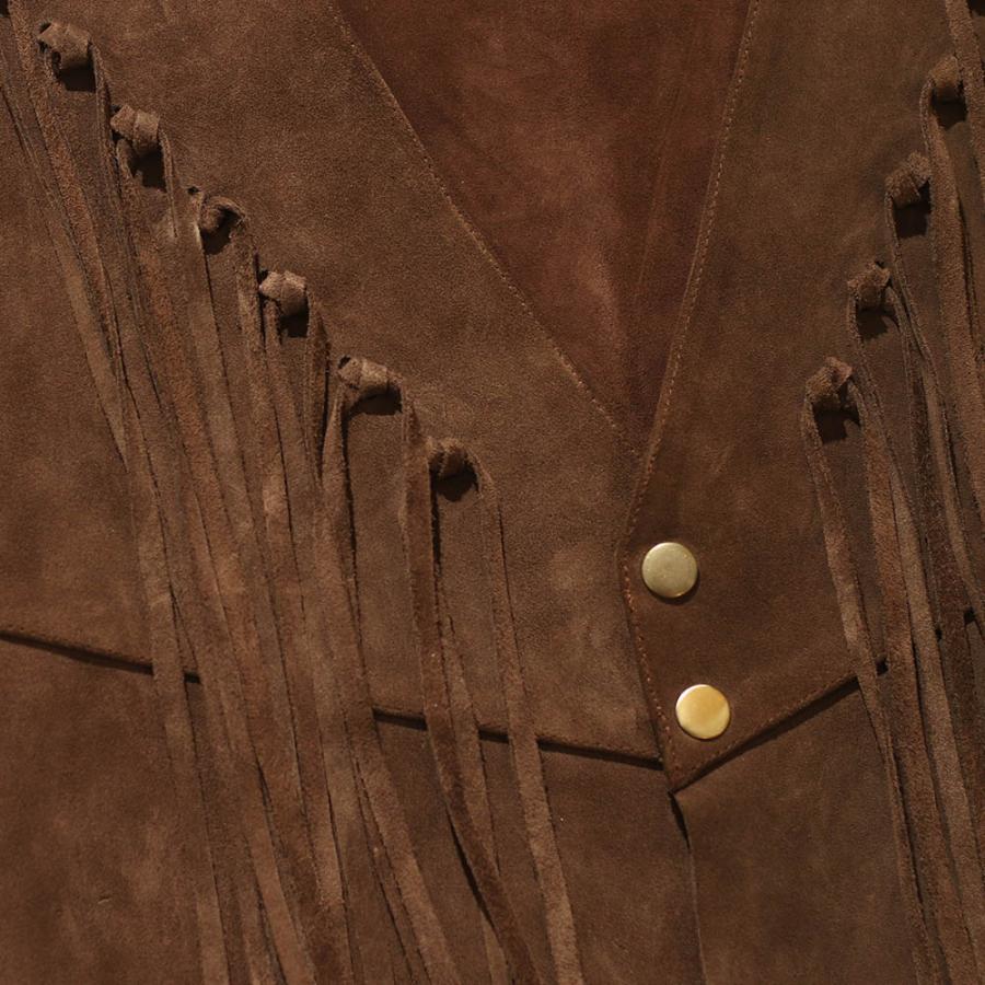 Res Ipsa / Fringed Suede Vestの画像