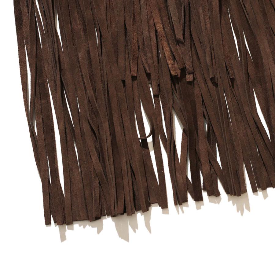 Res Ipsa / Fringed Suede Vestの画像