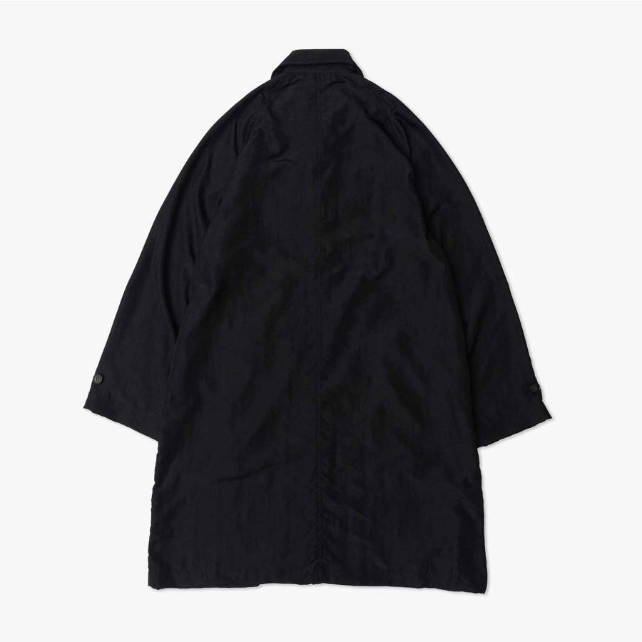 UNTRACE アントレース _139 ラグランステンカラーコート BLACKの画像
