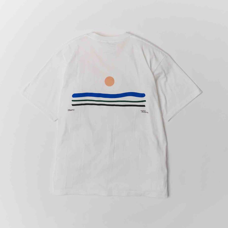 UNTRACE アントレース _178 グラフィックプリントTシャツ ホワイト