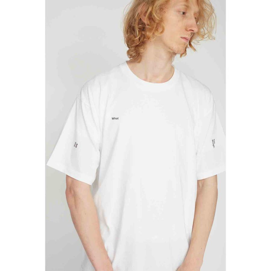 UNTRACE アントレース _178 グラフィックプリントTシャツ ホワイト