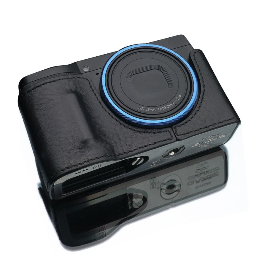 GARIZ RICOH GR III 用 本革カメラケース HG-GRIIIBK ブラック