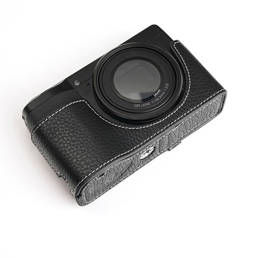 TP Original RICOH GR III 用 ボディーハーフケース ブラック