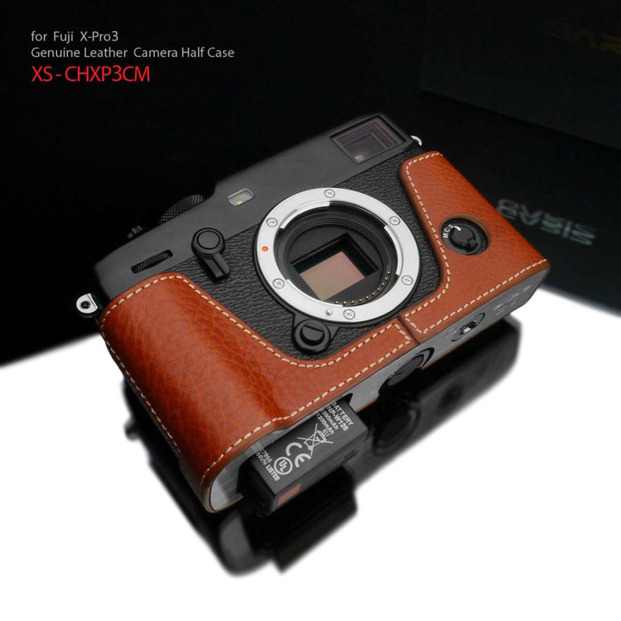 GARIZ FUJIFILM X-Pro3用 本革カメラケース XS-CHXP3CM キャメル｜itempost｜02