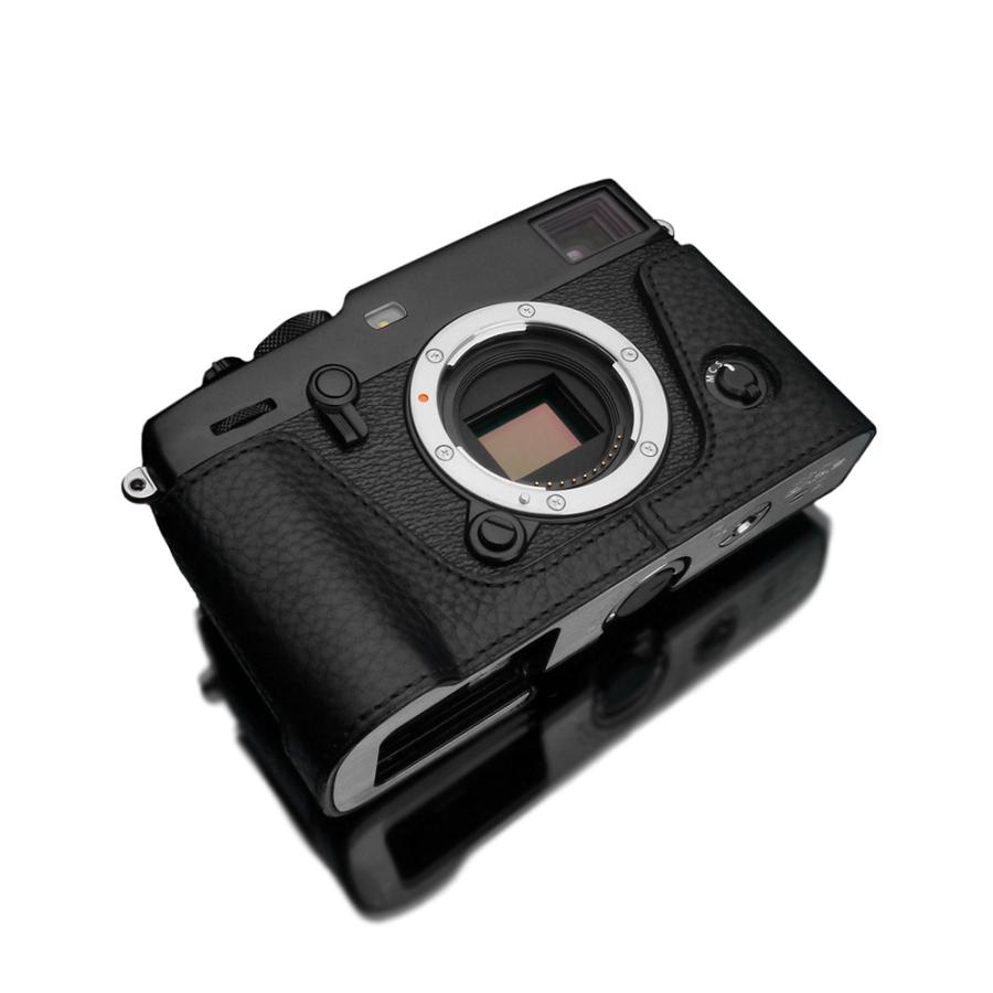 GARIZ FUJIFILM X-Pro3用 本革カメラケース XS-CHXP3BK ブラック カメラアクセサリー 