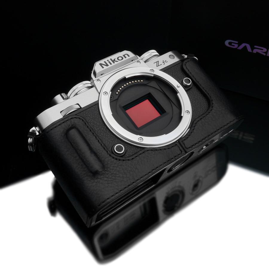 GARIZ Nikon Zfc 用 本革カメラケース HG-ZFCBK ブラック : shopooo by
