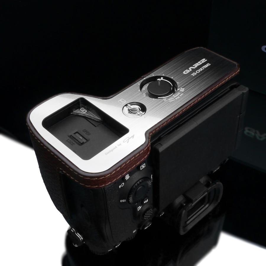 GARIZ SONY α7R V 用 本革カメラケース XS-CHA7RM5BR ブラウン