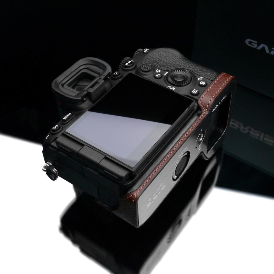 GARIZ SONY α7R V 用 本革カメラケース XS-CHA7RM5BR ブラウン