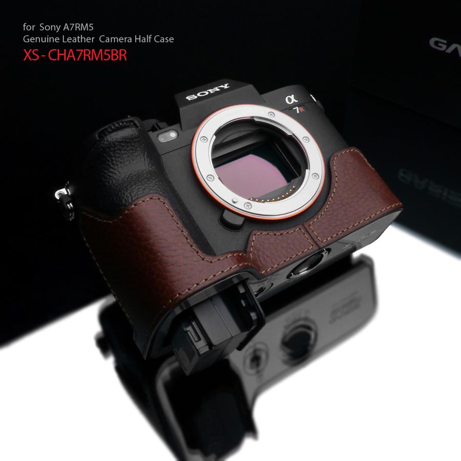 GARIZ SONY α7R V 用 本革カメラケース XS-CHA7RM5BR ブラウン