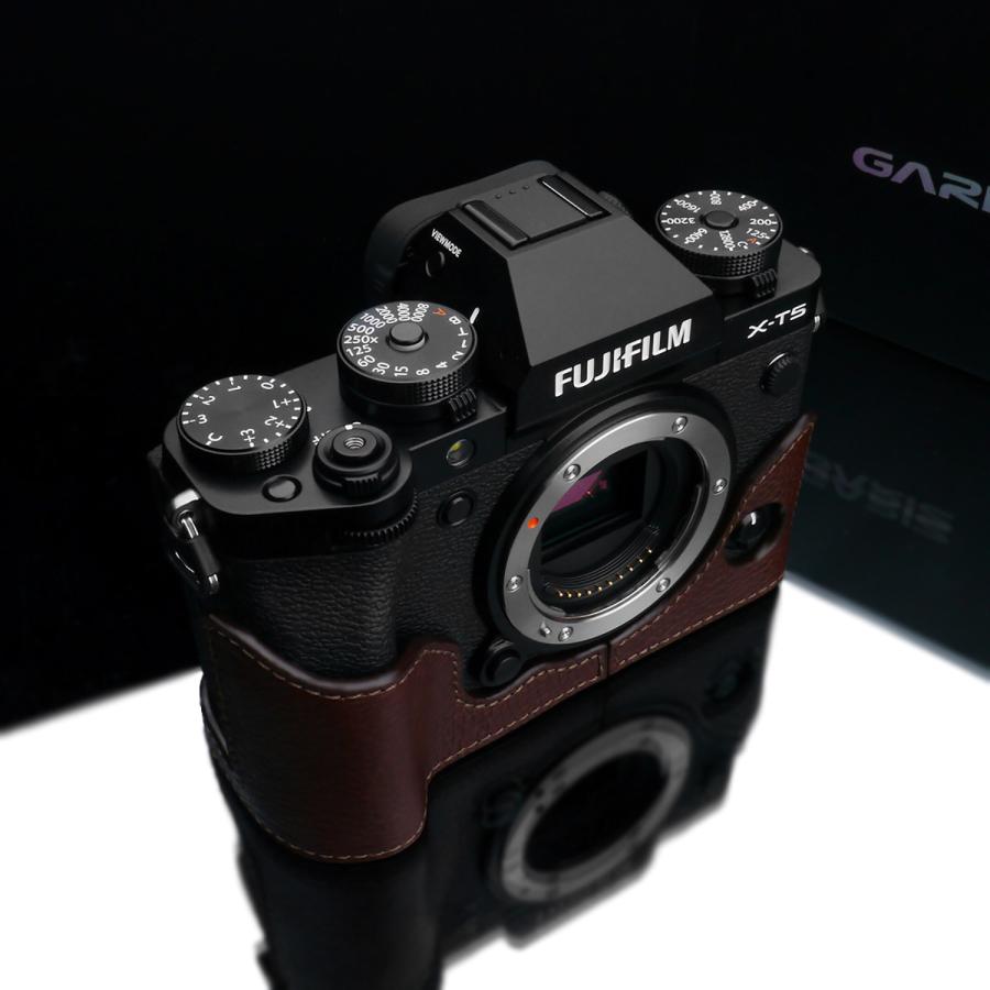 GARIZ FUJIFILM X-T5用 本革カメラケース XS-CHXT5BR ブラウン｜itempost｜04