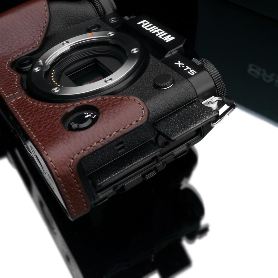 GARIZ FUJIFILM X-T5用 本革カメラケース XS-CHXT5BR ブラウン｜itempost｜08