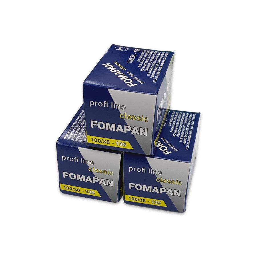 FOMAPAN フォマ 白黒フィルム Fomapan100 Classic 135-36枚撮 3本 
