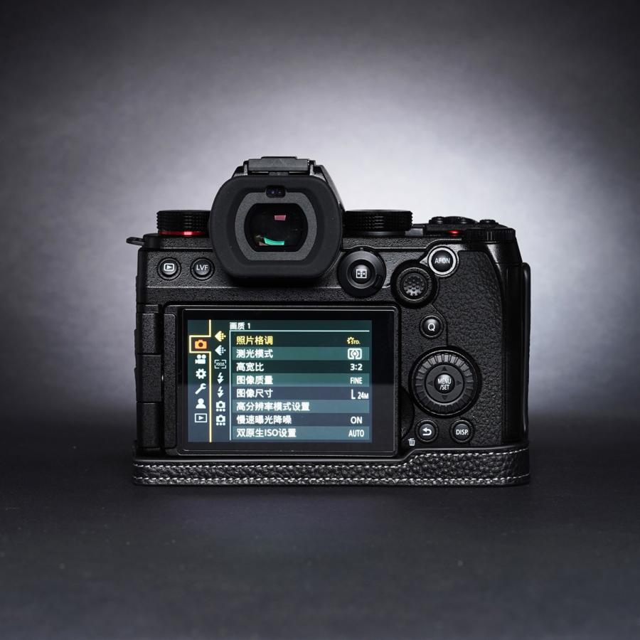 TP Original Panasonic LUMIX S5II 用 ボディーハーフケース ブラック｜itempost｜05