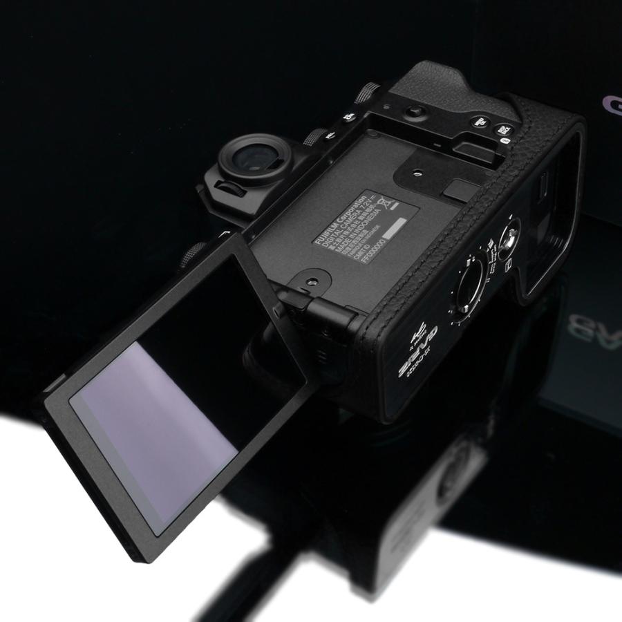 GARIZ FUJIFILM X-S20用 本革カメラケース XS-CHXS20BK ブラック｜itempost｜15