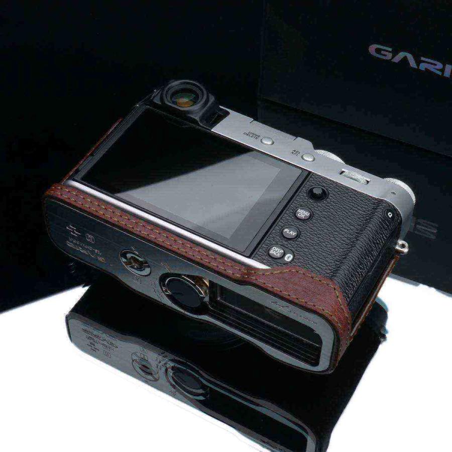 GARIZ FUJIFILM X100VI用 本革カメラケース HG-X100VIBR ブラウン