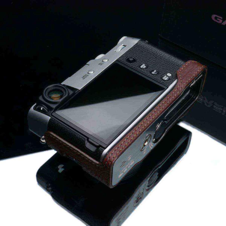 GARIZ FUJIFILM X100VI用 本革カメラケース HG-X100VIBR ブラウン