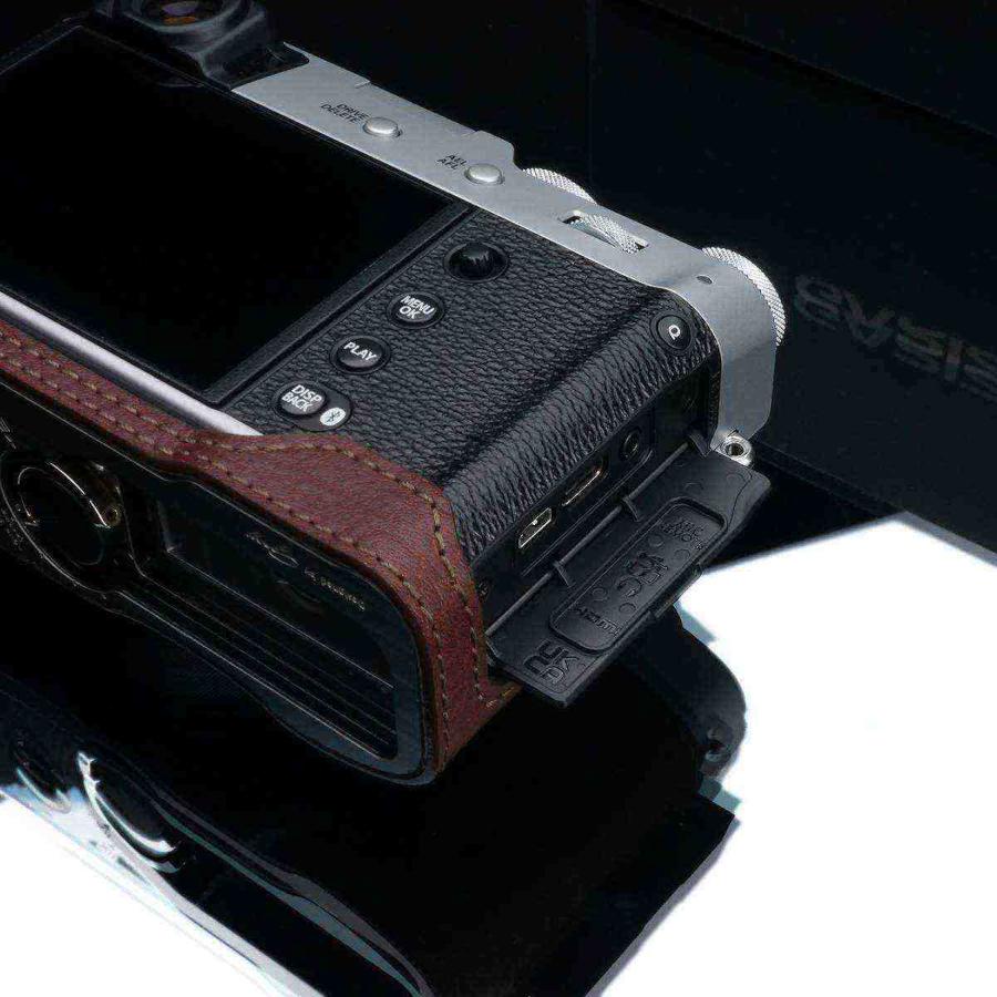 GARIZ FUJIFILM X100VI用 本革カメラケース HG-X100VIBR ブラウン